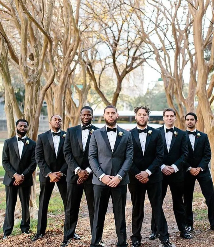 men at a wedding